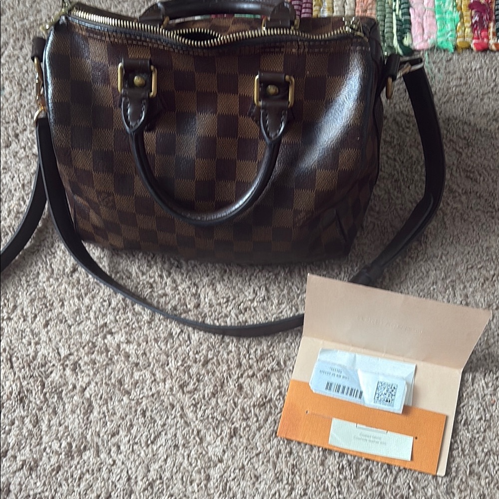 Authentic Speedy Bandouliere 25